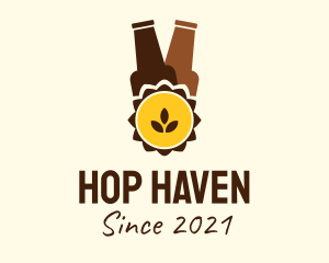 Beer Cap Bar logo design