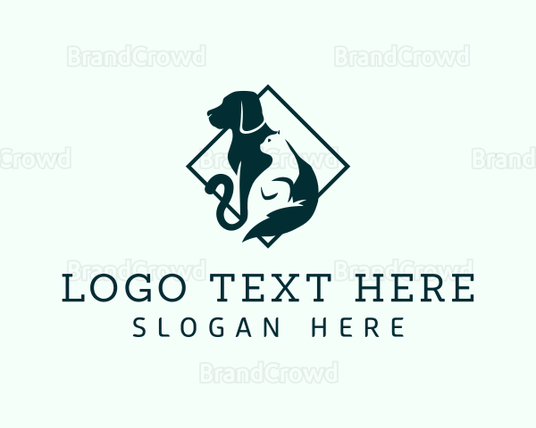 Veterniarian Dog Cat Logo