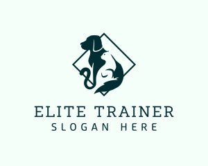 Veterniarian Dog Cat logo design