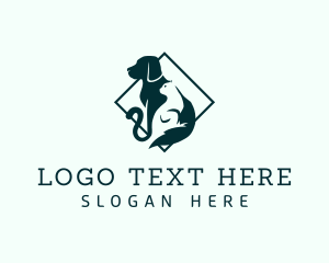 Veterniarian Dog Cat Logo