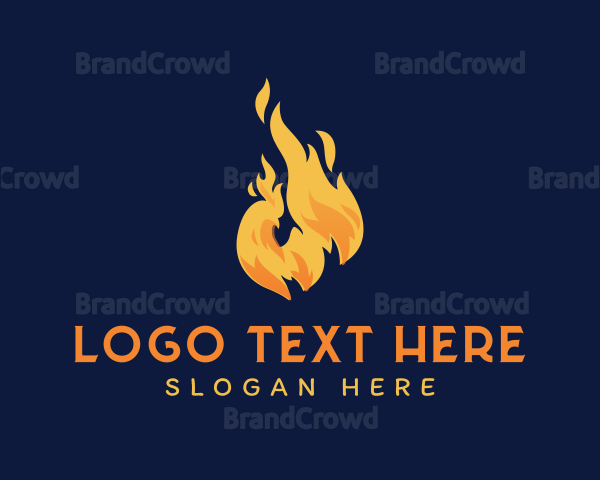 Hot Flame Chicken Logo