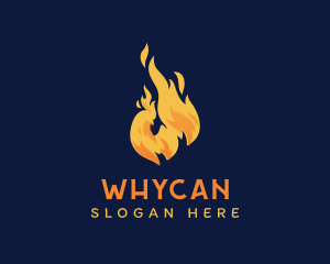 Hot Flame Chicken Logo