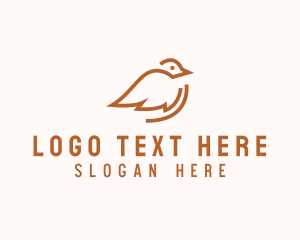 Wild Bird - Animal Pigeon Pet logo design