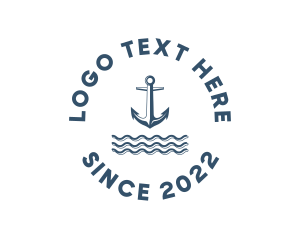 Sea - Marine Anchor Ocean logo design