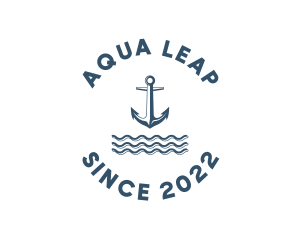 Marine Anchor Ocean  logo design