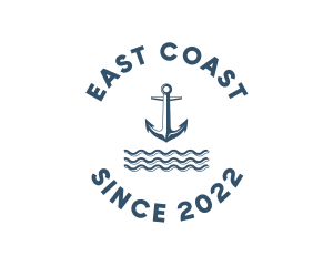 Marine Anchor Ocean  logo design