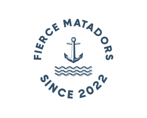 Marine Anchor Ocean  logo design