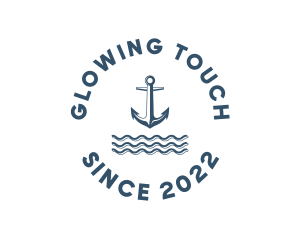 Marine Anchor Ocean  logo design