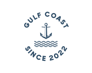 Marine Anchor Ocean  logo design