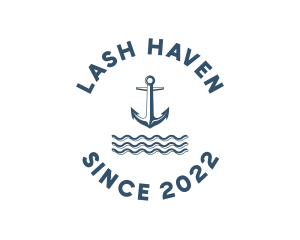 Marine Anchor Ocean  logo design