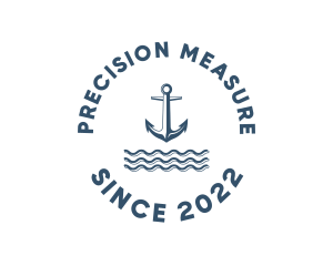 Marine Anchor Ocean  logo design