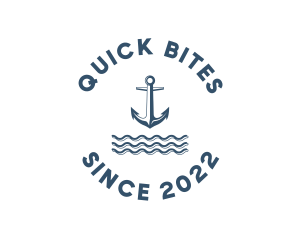 Marine Anchor Ocean  logo design