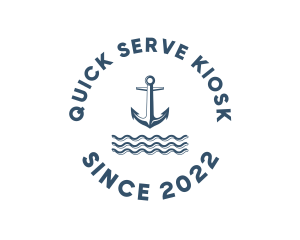 Marine Anchor Ocean  logo design