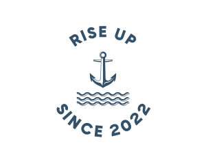 Marine Anchor Ocean  logo design