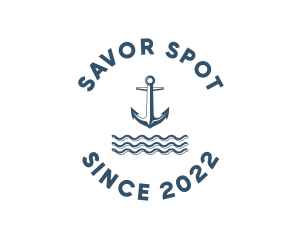 Marine Anchor Ocean  logo design