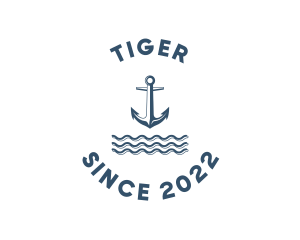 Wave - Marine Anchor Ocean logo design