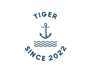 Marine Anchor Ocean  logo design