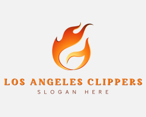 Flame - Hot Flaming Letter G logo design