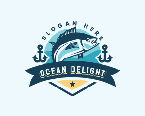 Ocean Fish Seafood logo design