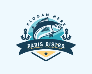 Ocean Fish Seafood logo design