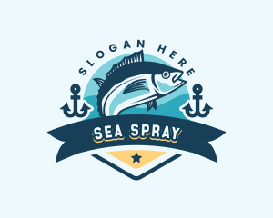 Ocean Fish Seafood logo design