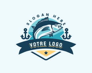 Market - Ocean Fish Seafood logo design