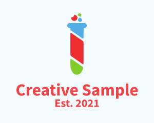 Sample - Colorful Test Tube logo design