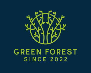 Tree Forest Eco Park  logo design