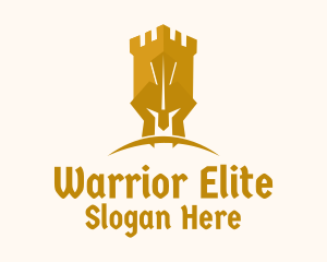 Spartan Helmet Watchtower Logo
