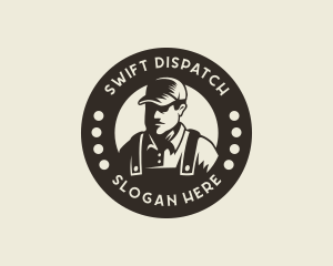 Dispatch - Painter Tradesman Handyman logo design