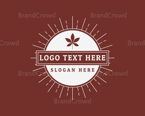 Retro Leaf Craft Company Logo