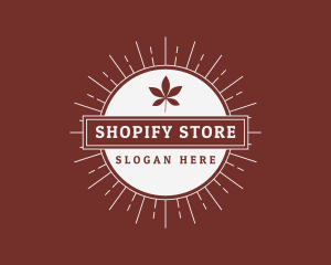 Retro Leaf Craft Company logo design