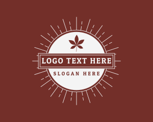 Souvenir Store - Retro Leaf Craft Company logo design