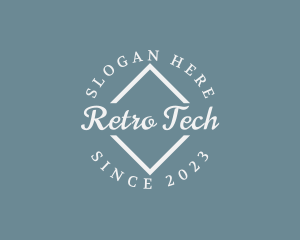 Retro Apparel Business logo design