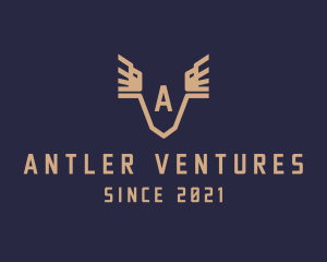 Antler - Deer Antler Horns logo design