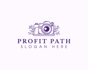 Lens - Event Camera Photographer logo design