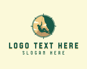 Outdoor - Rock Climbing Adventure logo design