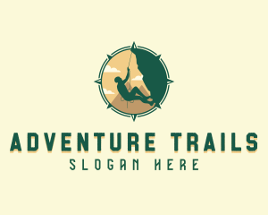 Rock Climbing Adventure logo design