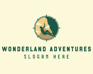 Rock Climbing Adventure logo design