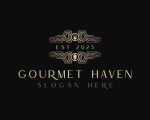 Fine Dining Gourmet Restaurant logo design