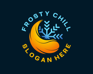 Cold - Hot Cold Temperature logo design