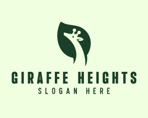 Green Wild Giraffe logo design