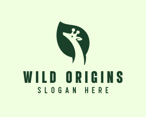 Green Wild Giraffe logo design