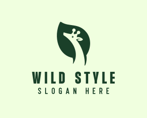 Green Wild Giraffe logo design