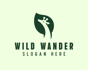 Green Wild Giraffe logo design