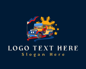 Adarna - Philippine Jeepney Transportation logo design