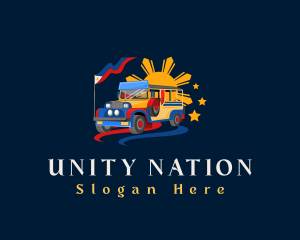 Philippine Jeepney Transportation logo design