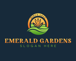 Natural Flower Garden logo design