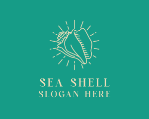 Shell - Beach Conch Seashell Shell logo design