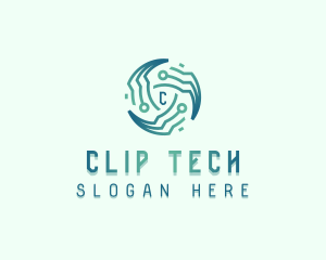 Circuit Tech Developer logo design